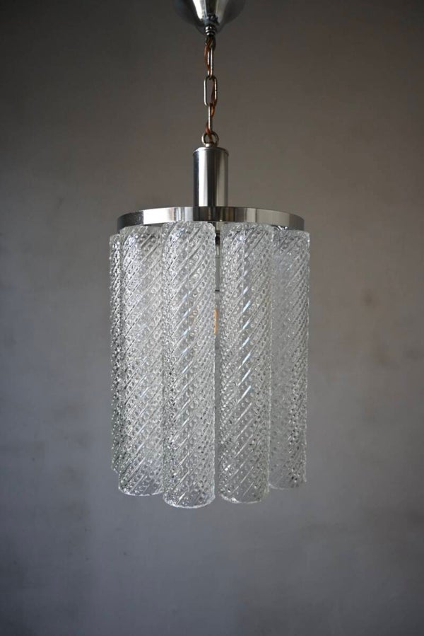 Italiaanse Murano glazen hanglamp uit de jaren 60