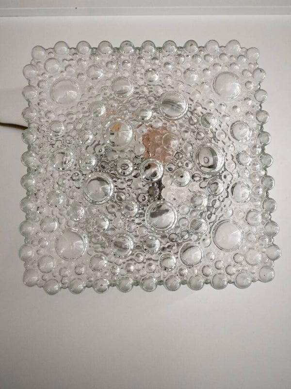Plafondlamp bubble Helena Tynell voor Hustadt leuchten jaren '60.