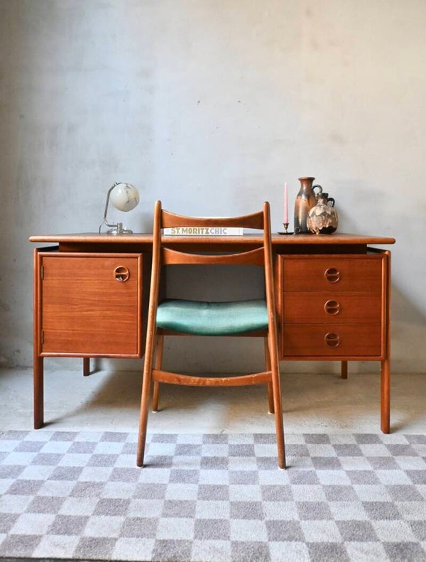 Deens Design vintage bureau door Arne Vodder voor GV Møbler