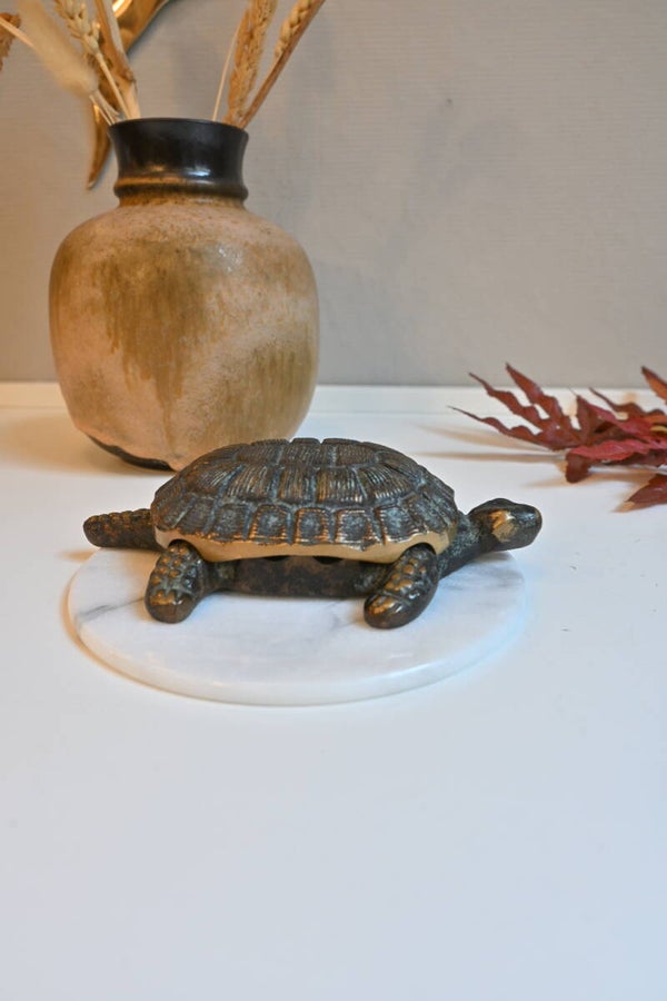 Schildpad asbak(ken) van brons