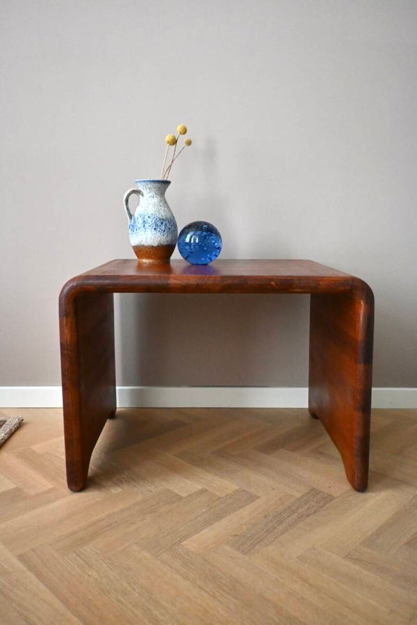 Deense Teak Bijzettafel Hornbæk Møbelfabrik Jaren '60