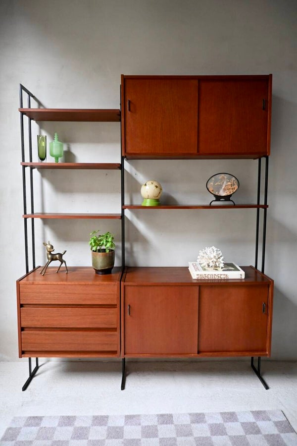 Wandsysteem modulair van Omnia Hilker jaren 60 vintage