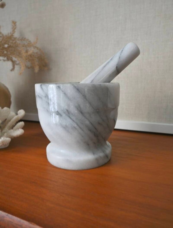 Marmeren vijzel incl. stamper