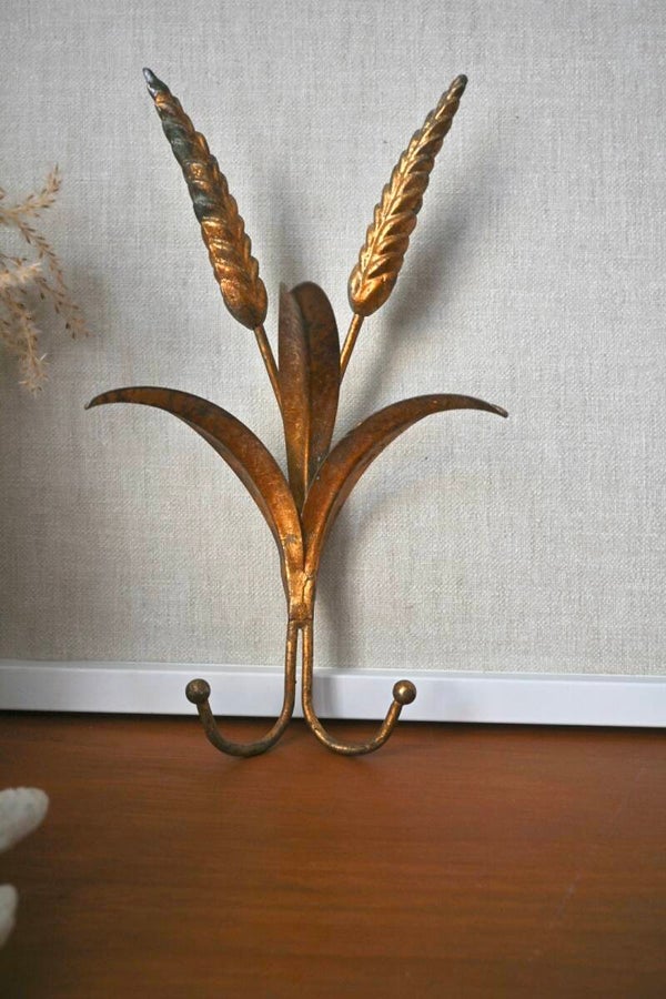 Vergulde korenschoof kapstokje Hans Kögl