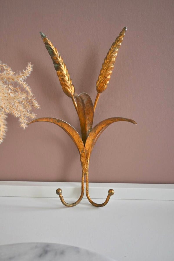 Vergulde korenschoof kapstokje Hans Kögl