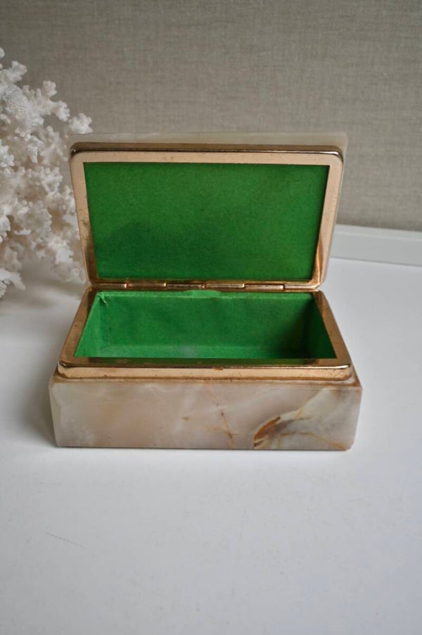 Marmeren sieraden doos