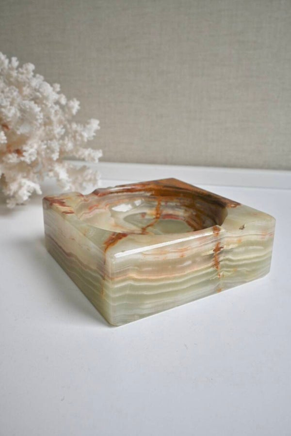 Onyx marmeren asbak