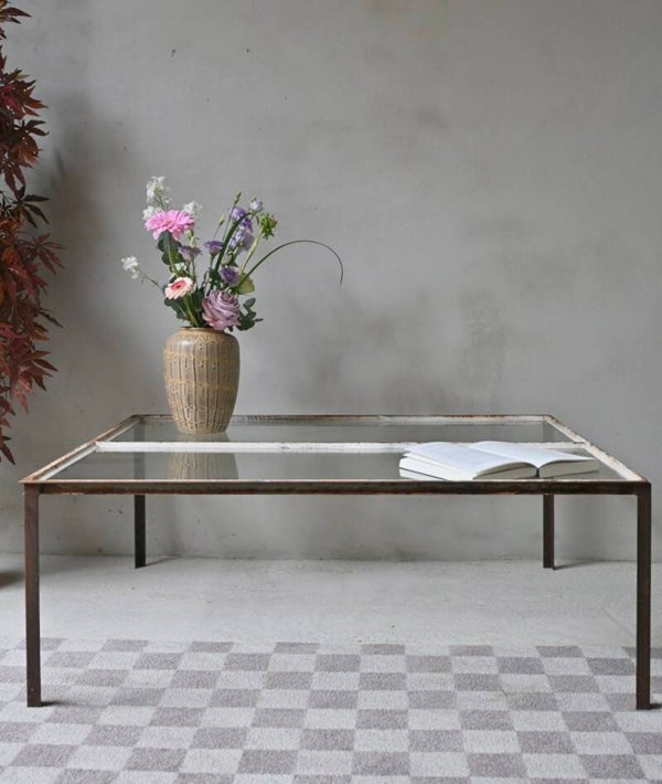 Unieke industriële salontafel