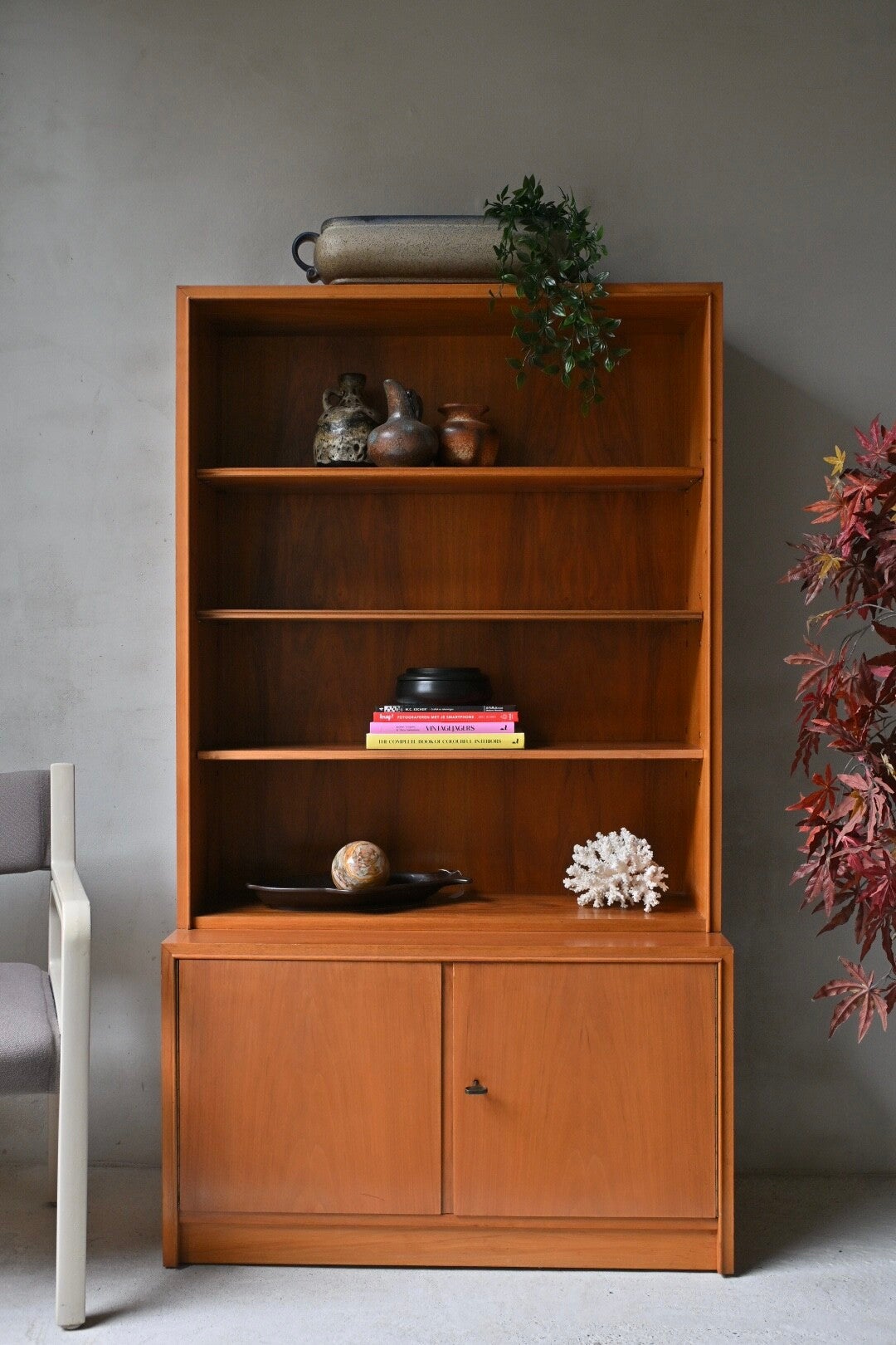 Vintage boekenkast/kast mid-century jaren 60/70