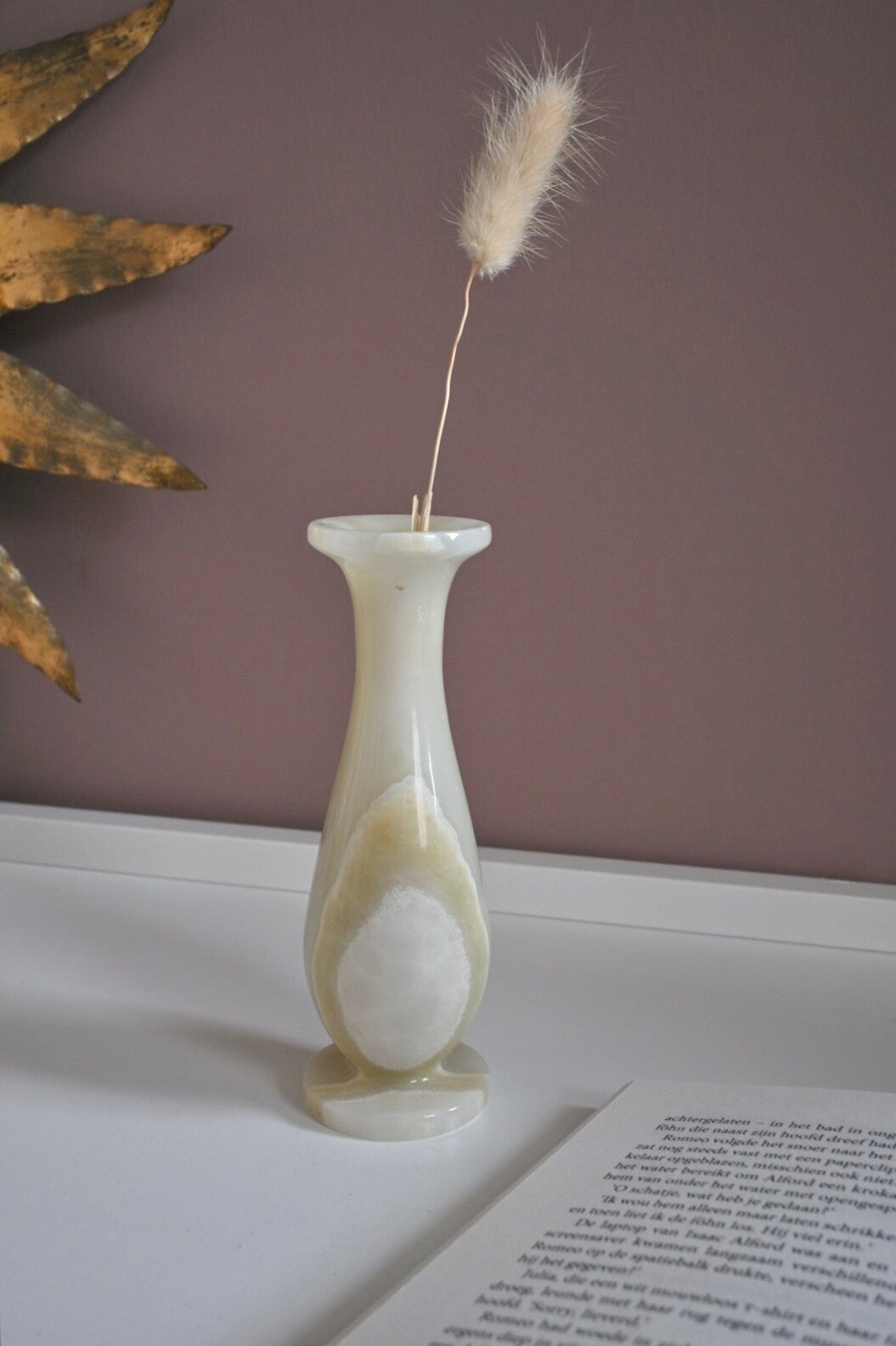 Mooi marmeren vaasje