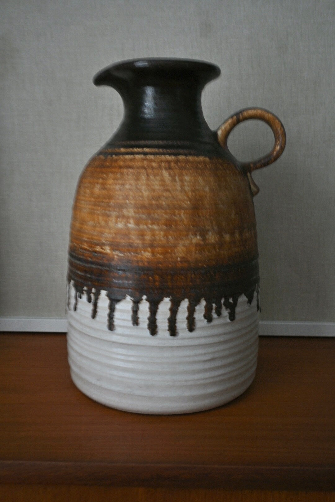 Grote vintage keramieken vaas