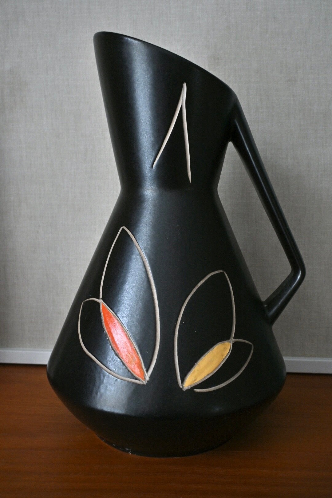 Grote zwarte L'Ancora vaas Kongo serie