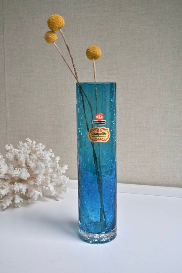 Craquelé glazen vaas Ingrid-vase