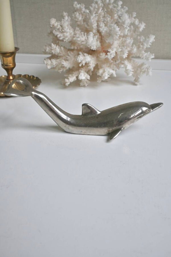 Leuke vintage flesopener dolfijn