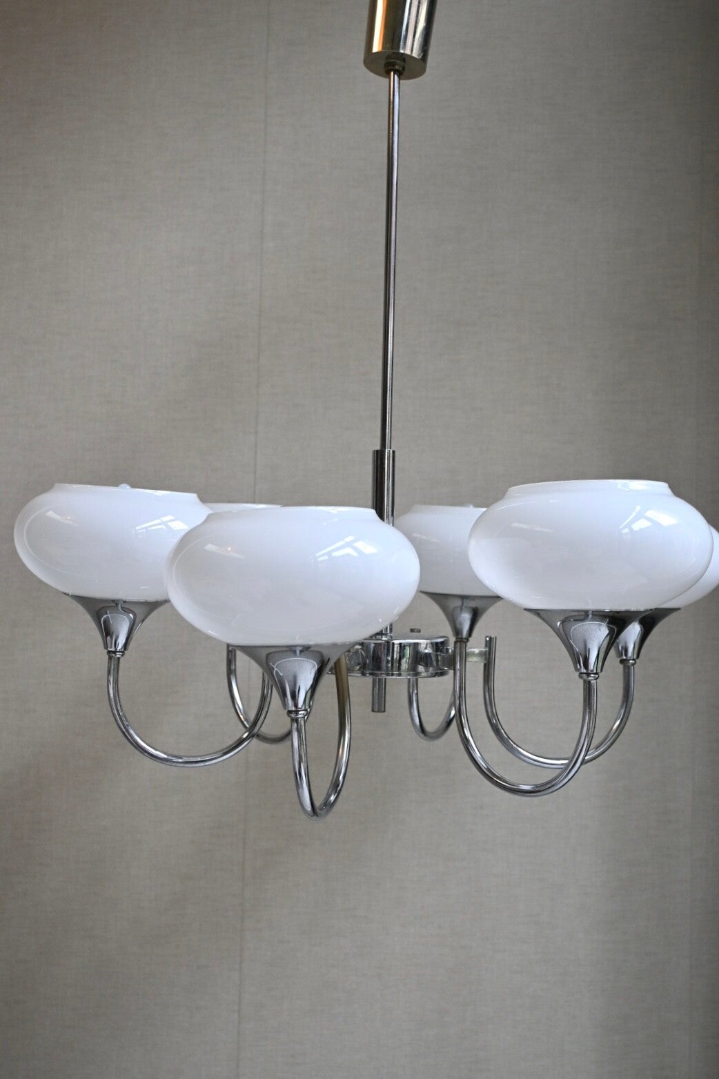 Grote vintage kroonluchter, space age