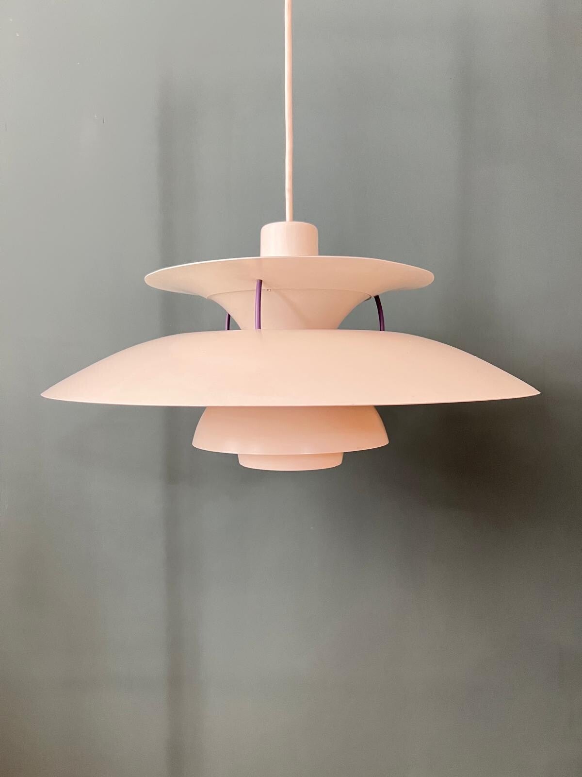 Originele Louis Poulsen PH5 Schalenlamp in Wit