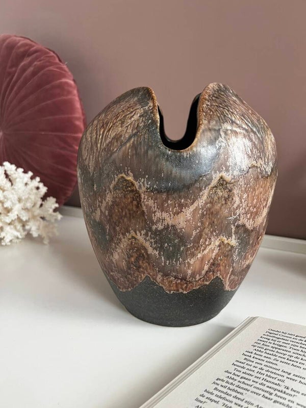 Mooie organisch gevormde West Germany vaas van Dümler en Breiden jaren 60/70