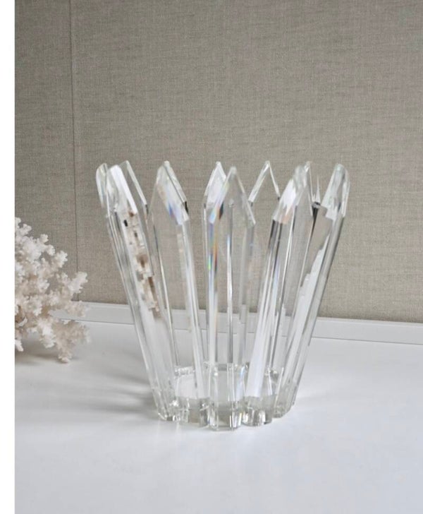 Uniek decoratief glaskunst object van kristal