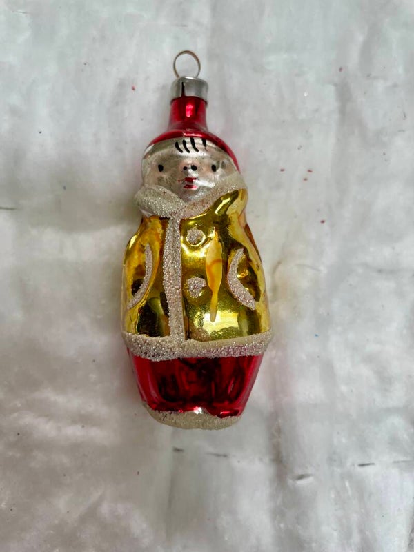 Antieke Kerstman Clown Pierrot 10cm (24030)