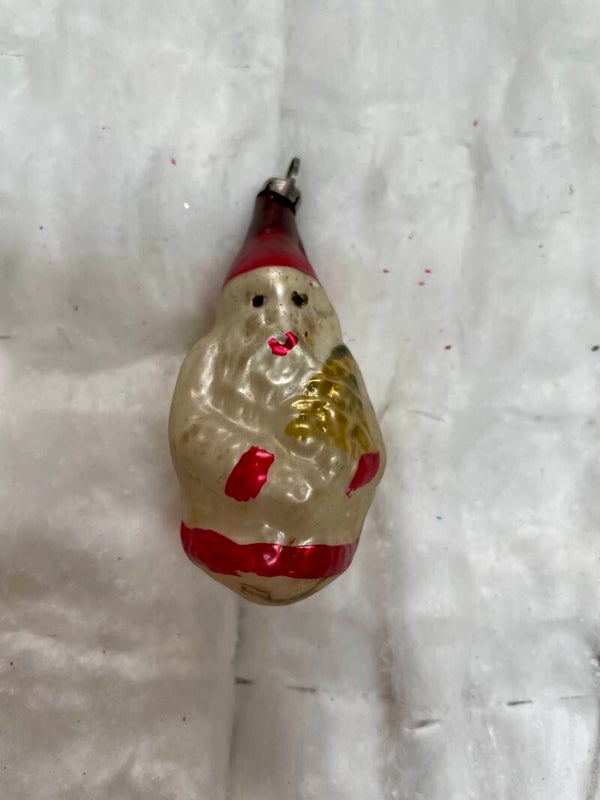 Antieke Kerstman met Boom 8cm (24037)