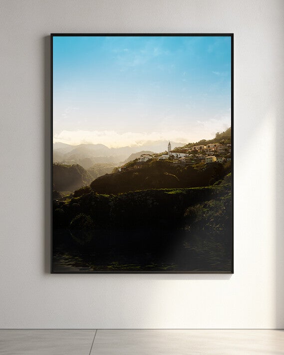 Madeira - Landschap met zonsondergang