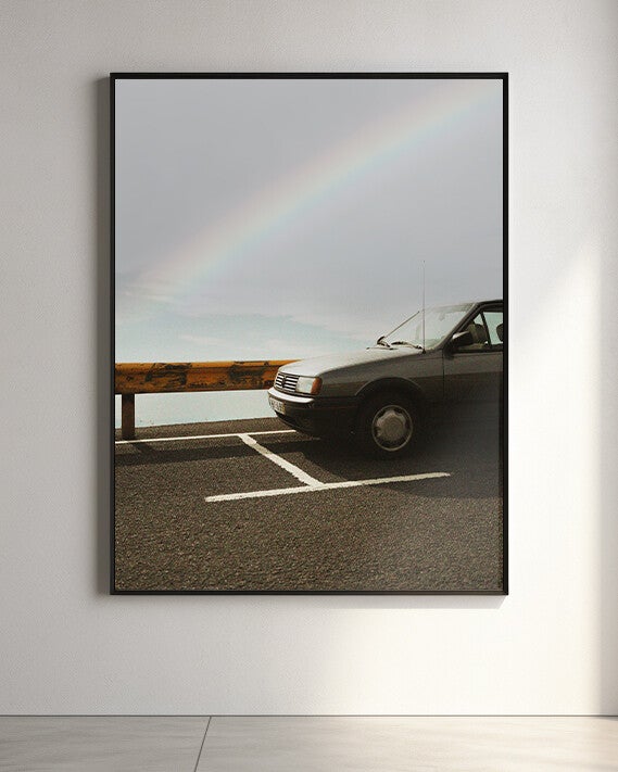 Madeira - Auto met regenboog