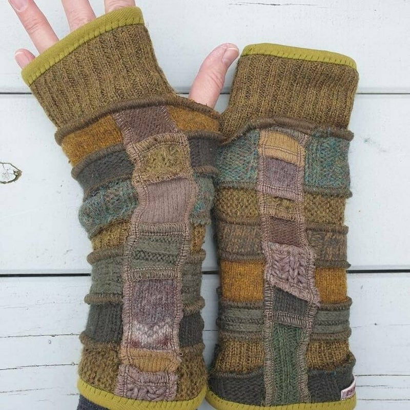 greens with Patchwork applique