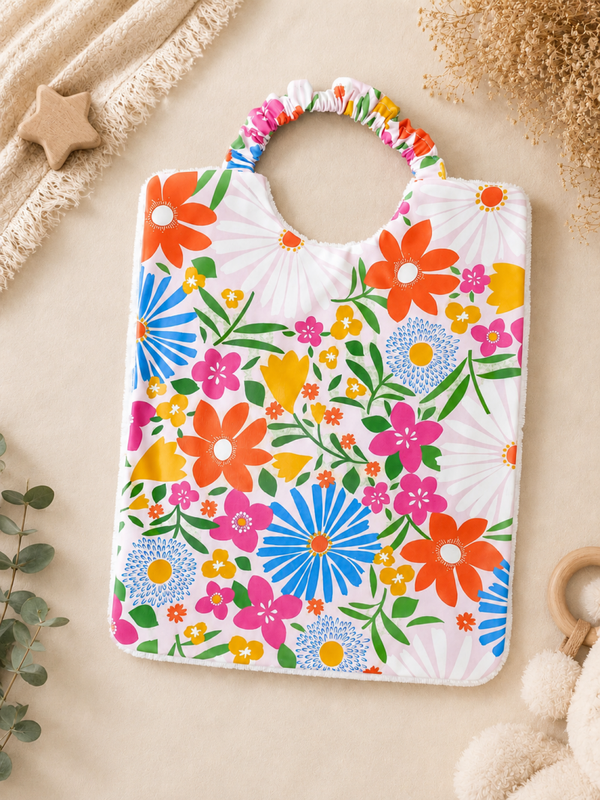 Bavoir fleur 12 - 24 mois