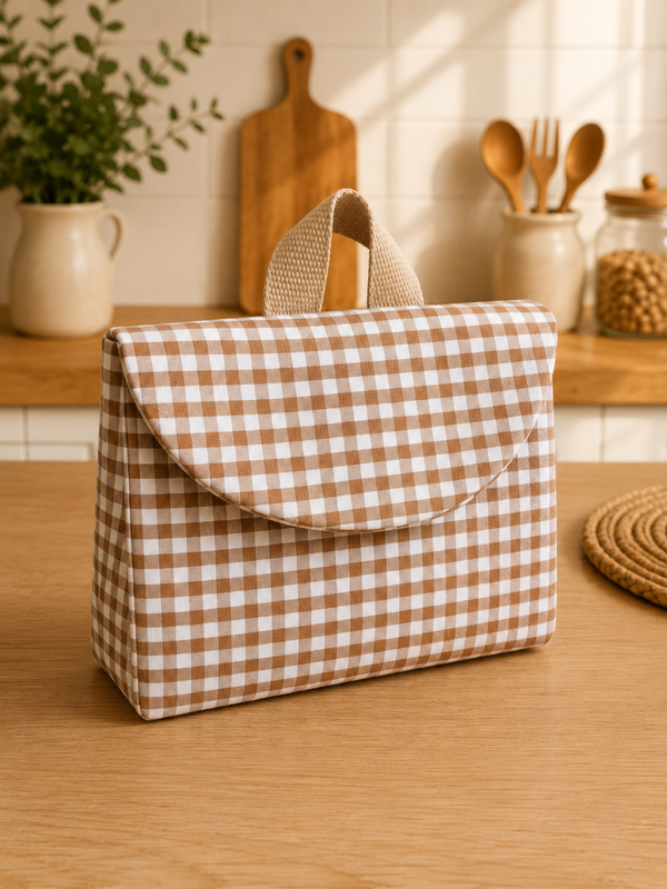 Sac à goûter molletonné – Fait main