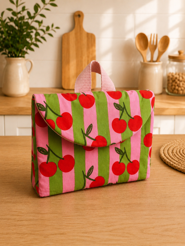 Sac à goûter molletonné – Fait main