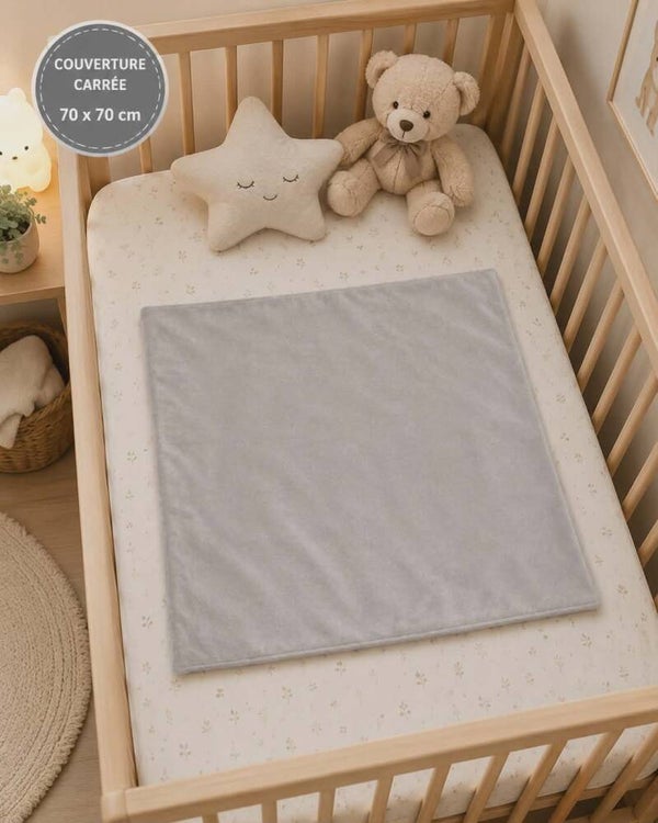 Couverture bébé – Collection M&V 🦊🐺🐻 70x70cm