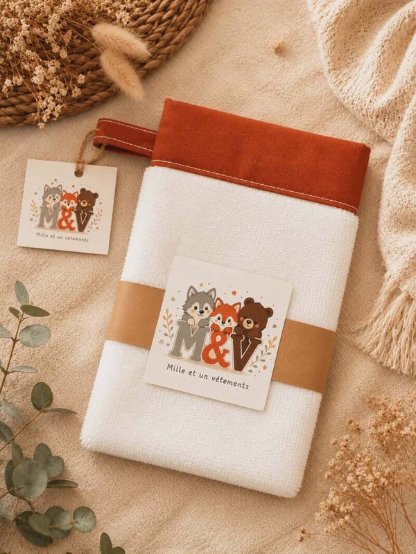 Gant de toilette – Collection M&V 🦊🐺🐻