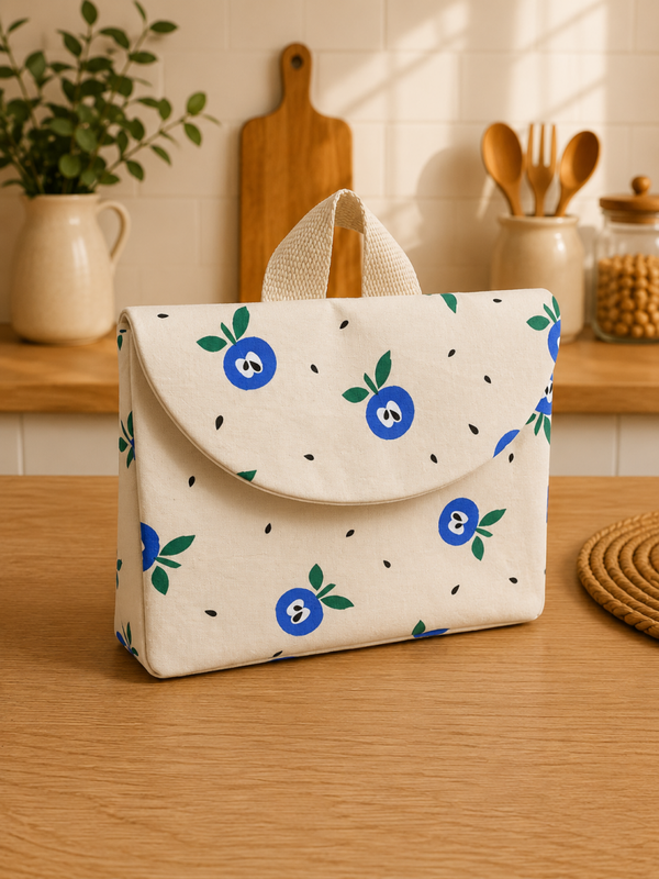 Sac à goûter molletonné – Fait main