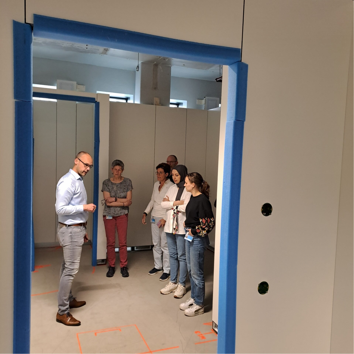 Construction started for the new clean rooms of the Transplantation lab ...