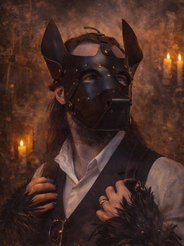 Masque en cuir