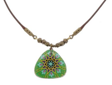 halsketting, perzisch, handgemaakt. mozaik