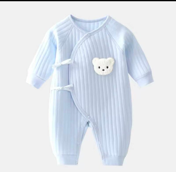 Pyjama bébé en coton avec ourson - Ultra doux et confortable