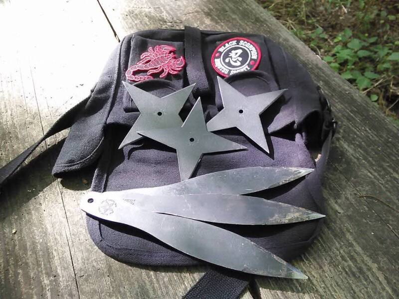 The Ninja Shoulder Bag of the Black Scorpion Ninjutsu Society in Tennessee