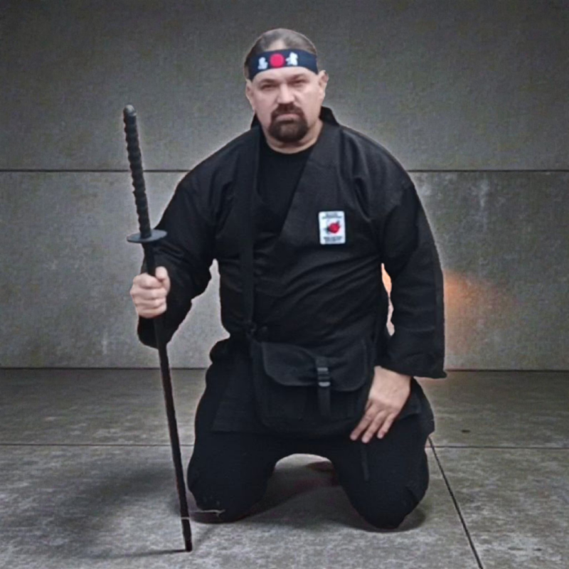 Bobby Calvert AKA Ninja Bob Founder of the Black Scorpion Ninjutsu Society 