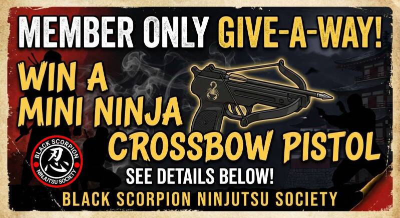 Mini Ninja Crossbow GIVE-A-WAY 