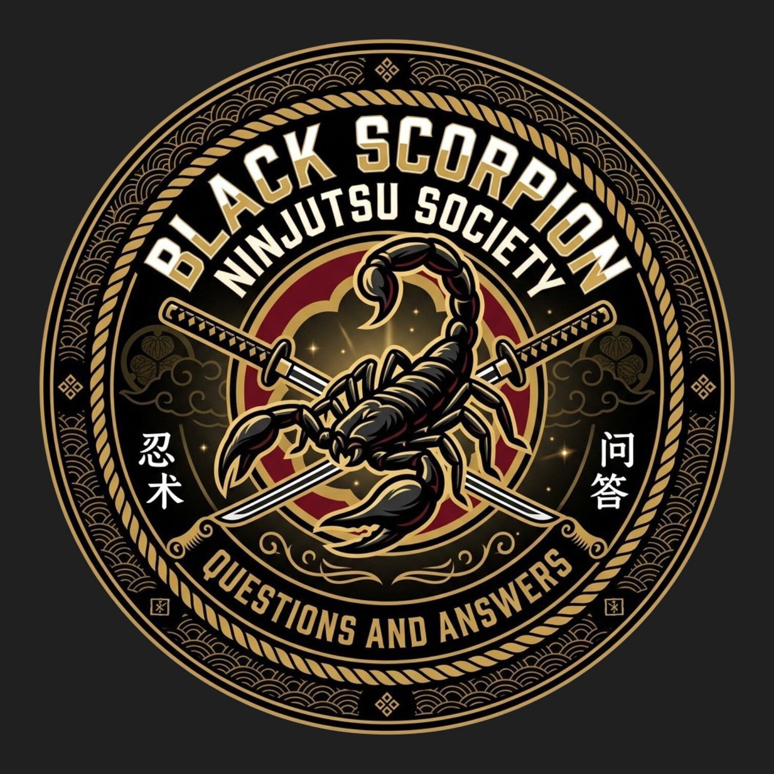 Black Scorpion Ninjutsu Society Questions and Answers page logo