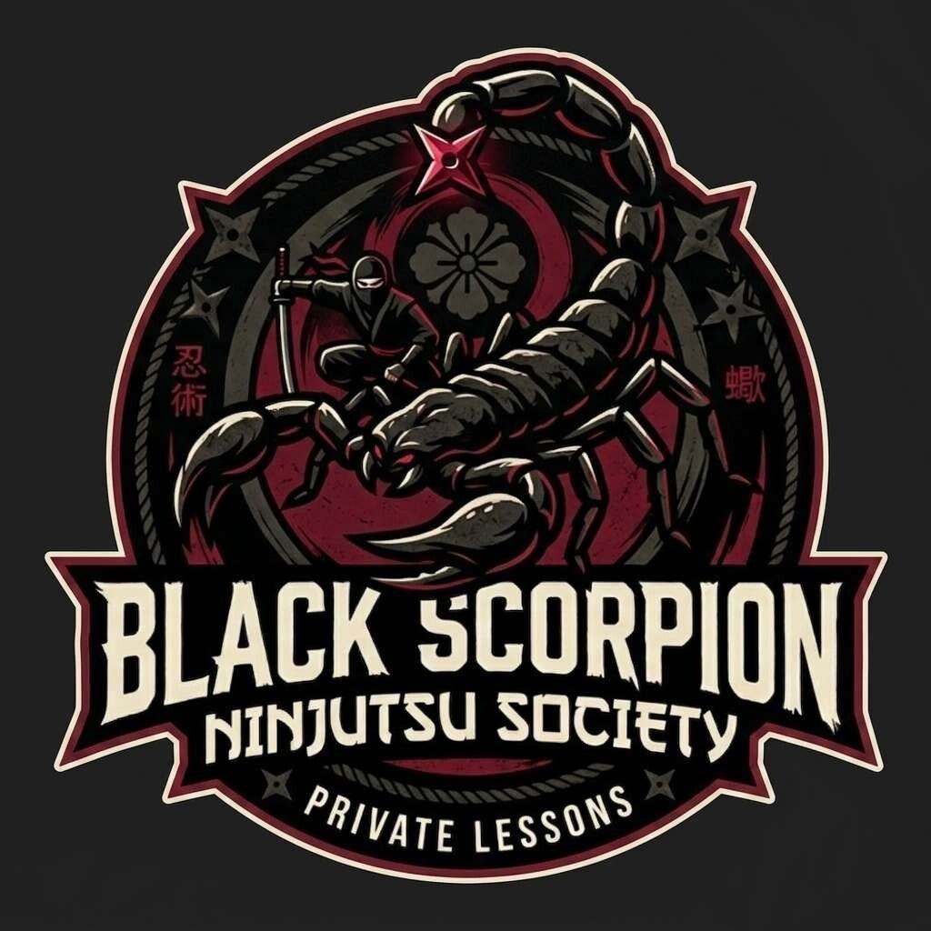 A Graphic for Black Scorpion Ninjutsu Society - Private Martial Arts Private Lessons