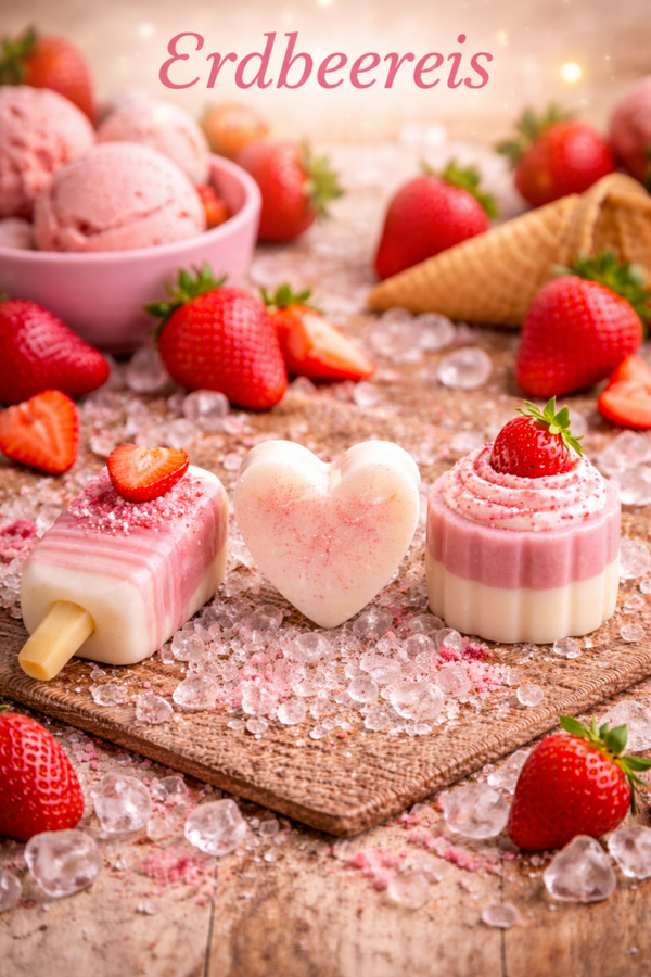 Erdbeereis 15 Stück