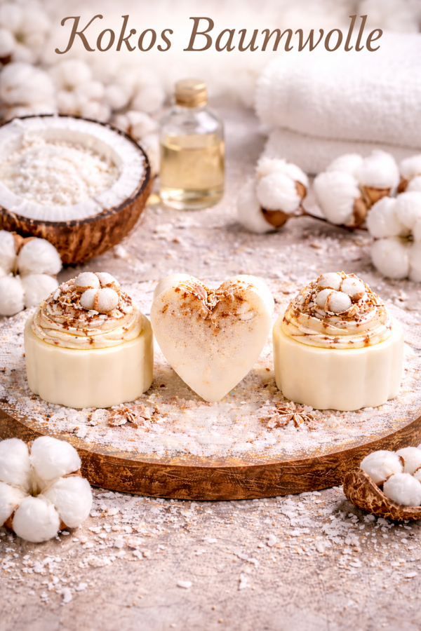 Kokos Baumwolle 15 Stück