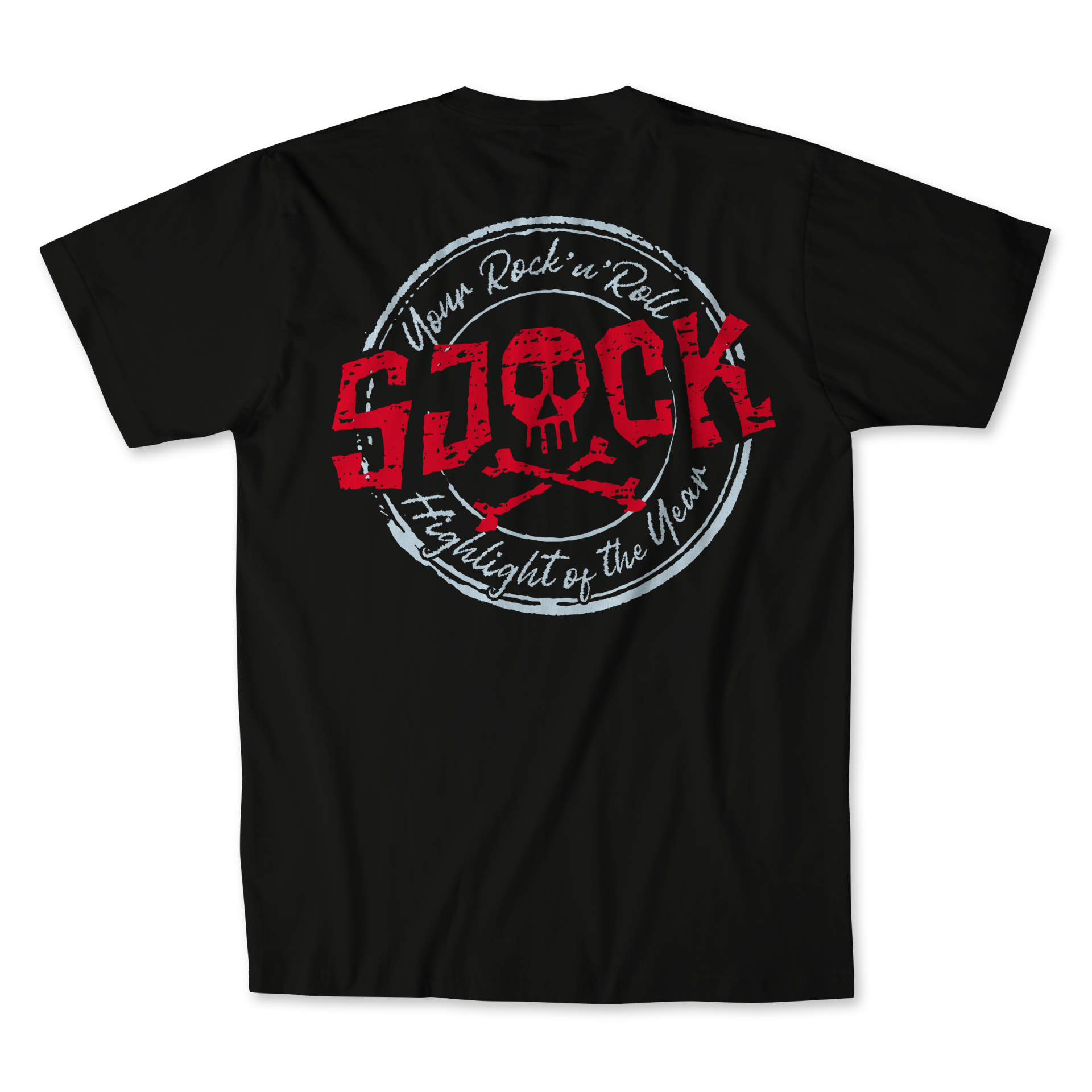 SJOCK ROUND LOGO TEE BLACK