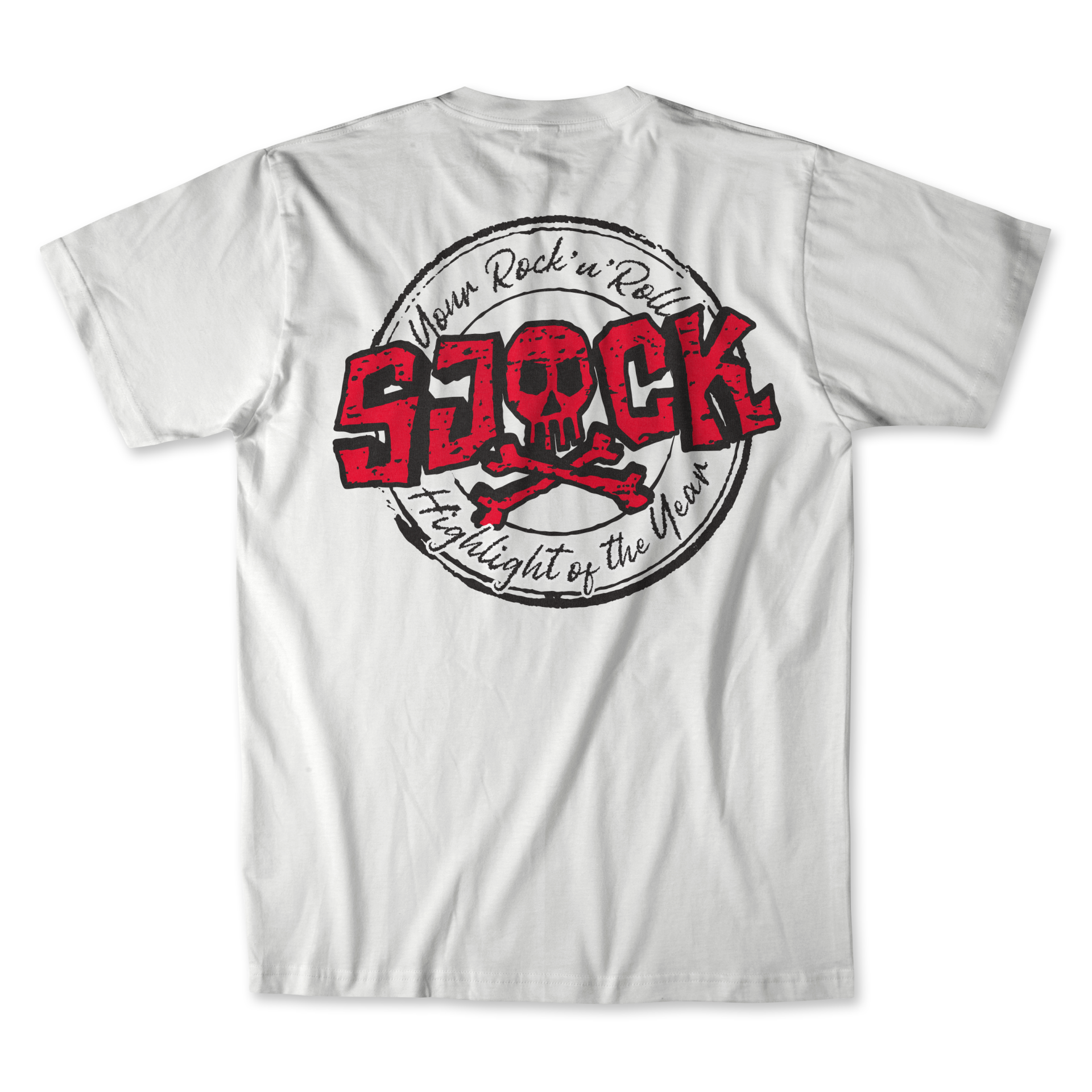 SJOCK ROUND LOGO TEE WHITE