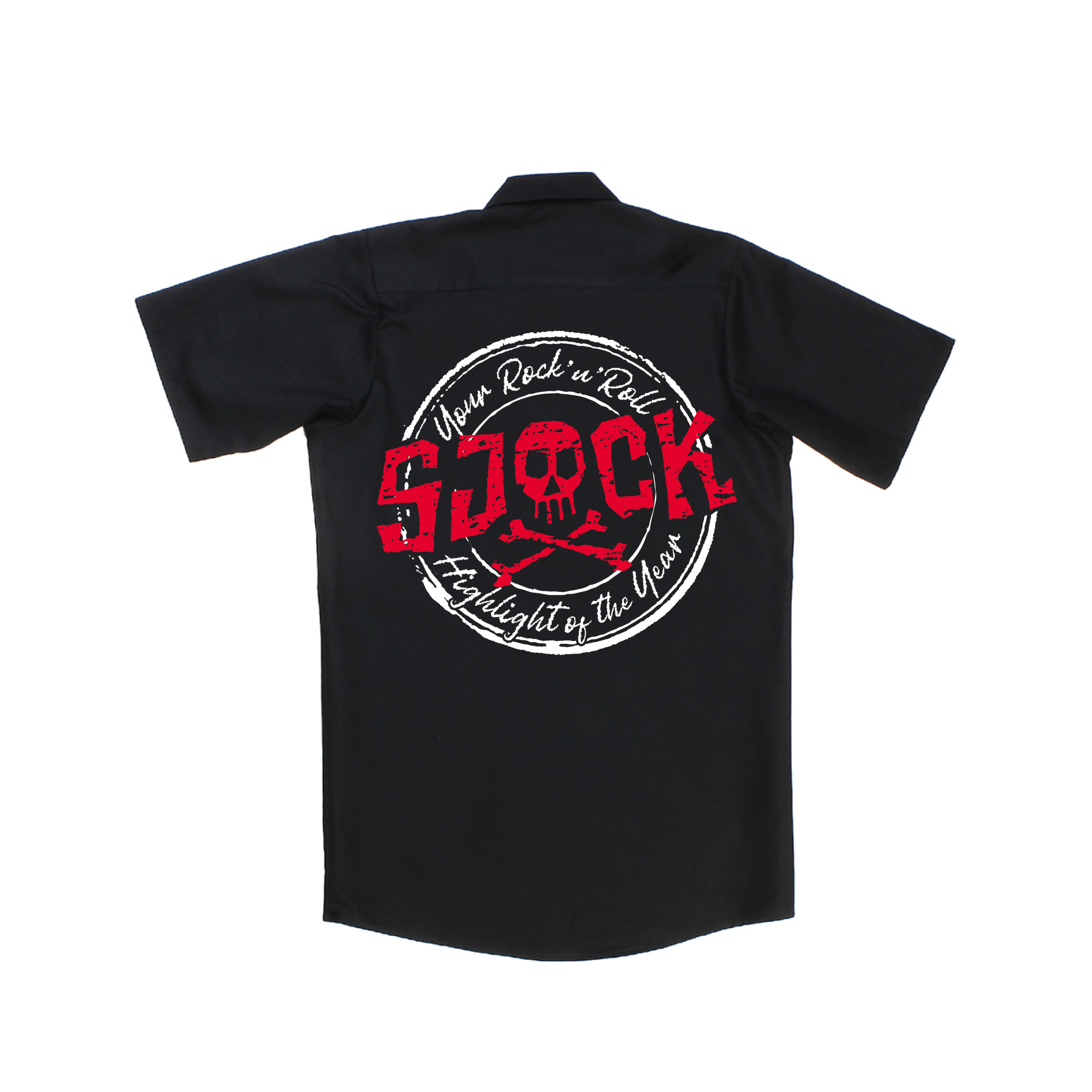 SJOCK ROUND LOGO WORKSHIRT BLACK