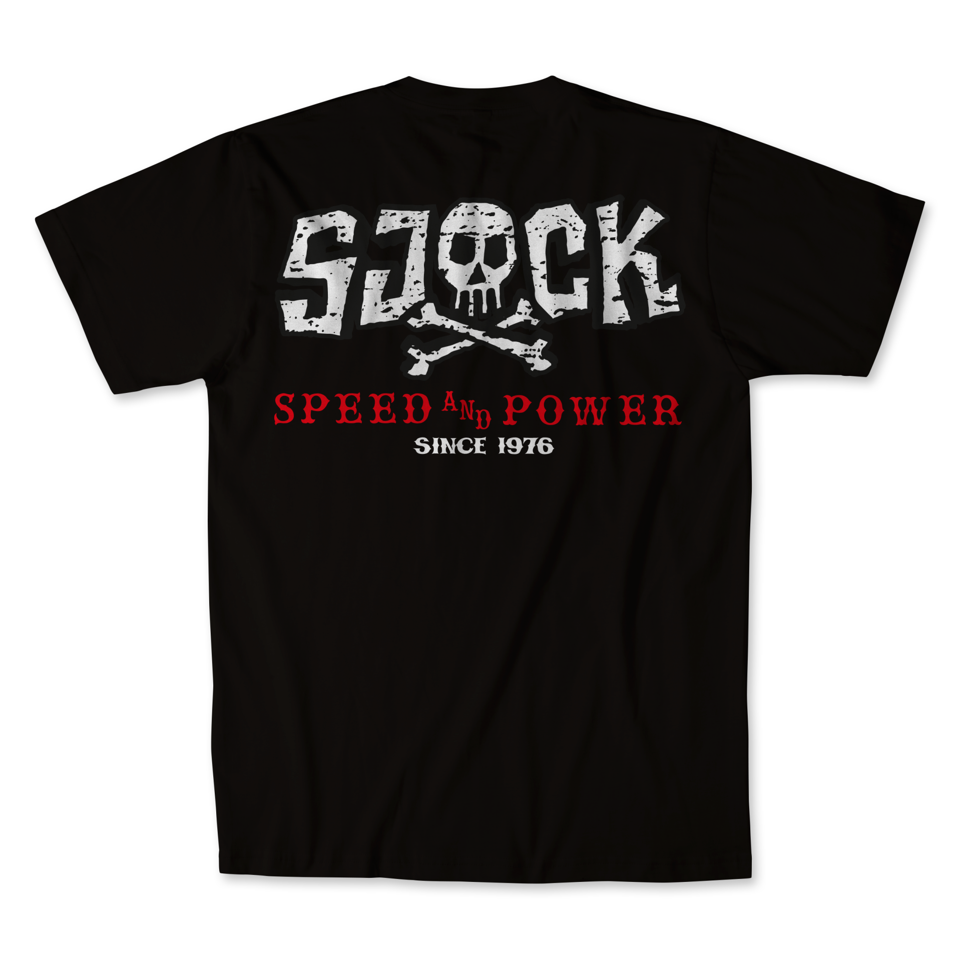 SJOCK SPEED AND POWER TEE BLACK