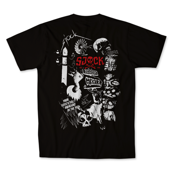 SJOCK STAMP LOGO TEE BLACK