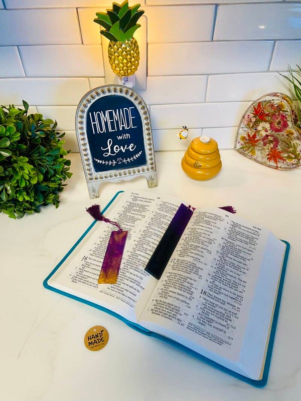 BOOKMARKS PURPLE SET OF 2 LG/SM